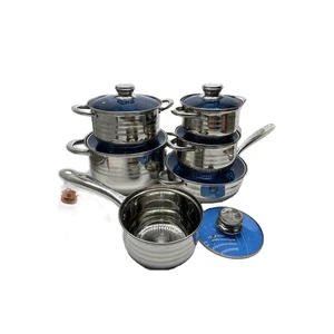 Hot Wholesale stainless pots and pans stainless steel cookware set india