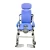 Import HS6115 Lightweight aluminum commode wheelchair /shower chair with wheels from China