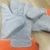 Import HY Superior Synthetic Safety Leather Gloves Leather Fitters Anti Vibration Welding Gloves Orange from China