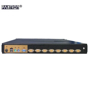 i3 processor Industrial touch mouse all in one  8 port 17 inch Rackmount lcd ip kvm switch Rackmount kvm drawer kvm console