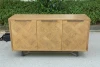 IL001 - Kina Oak TV Cabinet for living room furture make of oak wood vintage style origin in Vietnam