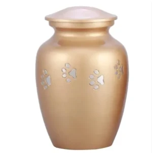 Indian Handicrafts Brass Pet Urns For Cremation Use Wholesale Dome Top Pet Funeral Urns Humans