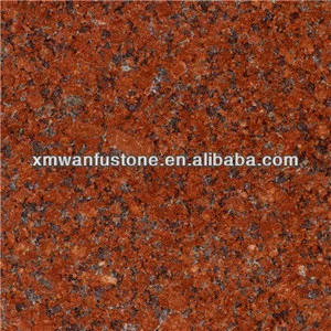 Indian red imported polished granite,wet polisher granite stone