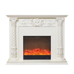 Indoor decorative resin victorian electric fireplace price