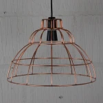 Industrial Vintage Metal Wire Pendant Light Cafe Bar Cage Lighting