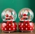 Import inflatable christmas ball pp plastic figure with snow ball from China
