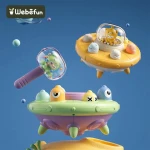 Interactive Tabletop Game Toys Hand-Eye Training Sand Hammer Percussion Flying Saucer Gopher Whack A Mole Game Toy