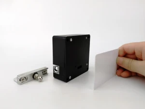 invisible RFID lock with RFID card for wardrobe suitable for double door