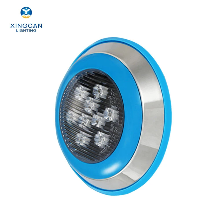 IP68 stainless steel material 12v 24v 6W 9W 12W 18W  rgb underwater swimming led pool lights