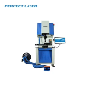 Ipg Optical Fiber Laser 20W 50W Solar Cell Soldering Laser scribing cutting machine for wafer scribe line
