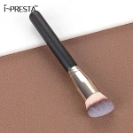 IPRESTA New Listing Black Synthetic Hair Wood Handle  Short Handle Facial Mask Brush