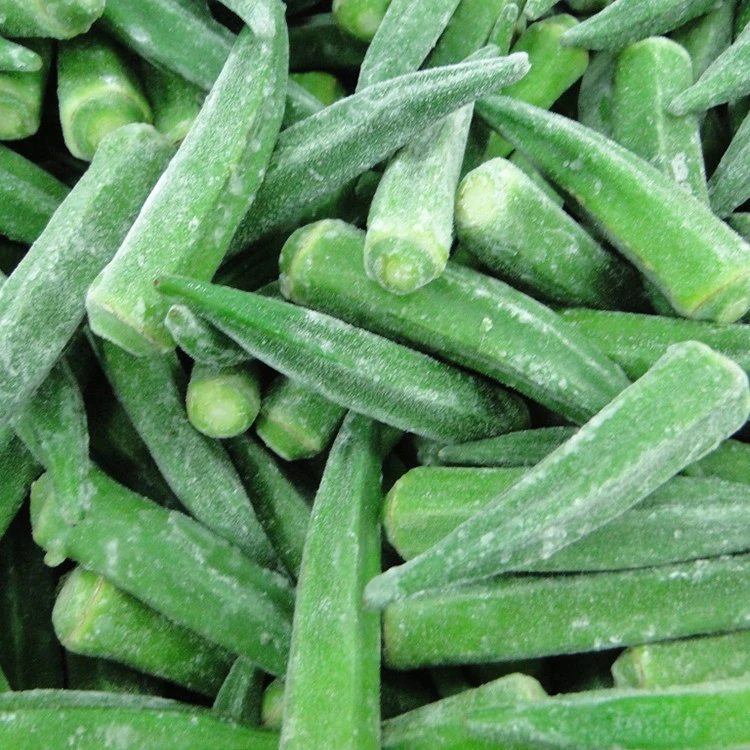 iqf vegetable frozen  okra diced price