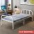 Import Iron School Dormitory Bed Wooden Single Designs Mattress Price Folding Home Furniture Black Metal Frame Full Parts Sale Double from China
