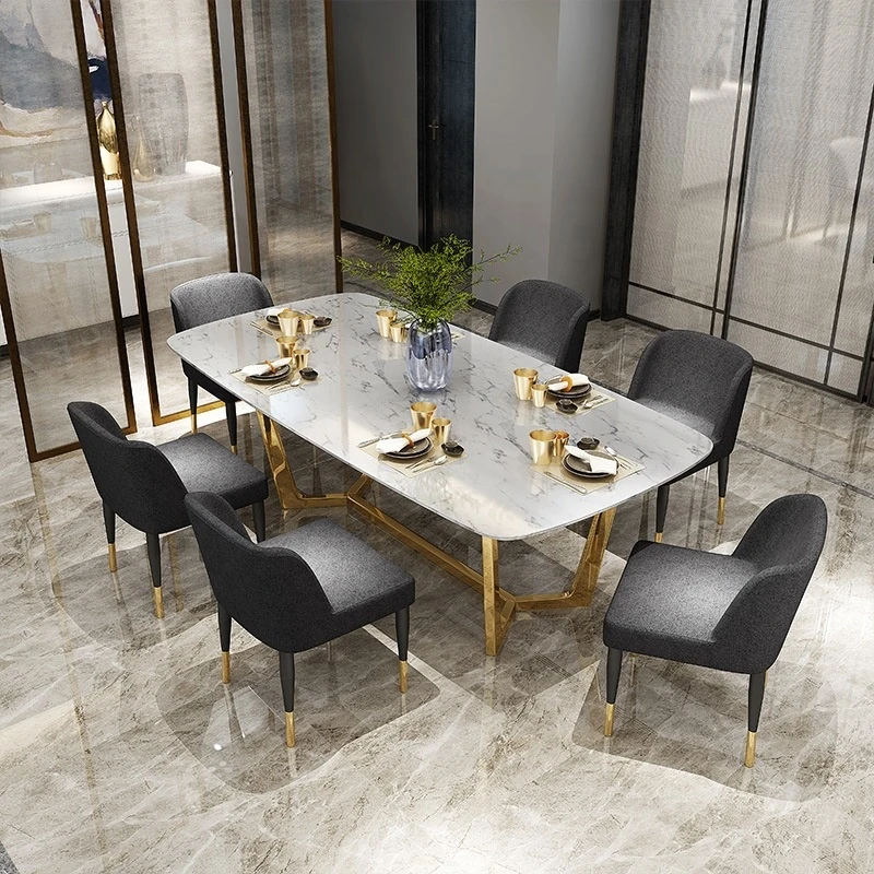 Italian folding high quality Modern luxury dining table