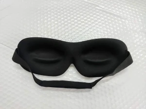 J096 Good Quality 3D Molded Foam Sleep Mask Adjustable Eyelash Sleeping Mask  for eye extensions