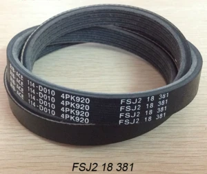 Japan quality made with EPDM Power Transmission Belt for car spare parts OEM  FSJ2-18-381