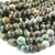 Import JC Wholesale 8mm Matte Polished Genuine African Turquoise Beads stones for jewelry making from China