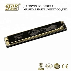 JDR H2401 professional Tremolo Harmonica 24 Holes 48 Tones