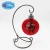Import Jingle Bell with snowflake glass blown ornament with LED cap Christmas decoration supplies from China