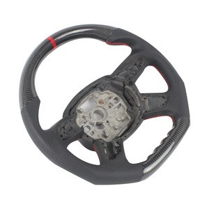 Joeyoung Available for bmw for audi all car models wholesale custom LED gloss car carbon fiber steering wheel