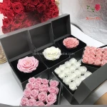 JUNIO Grade A Good Quality Preserved Flower And  Real Natural Eternal Preserved Roses As Gifts