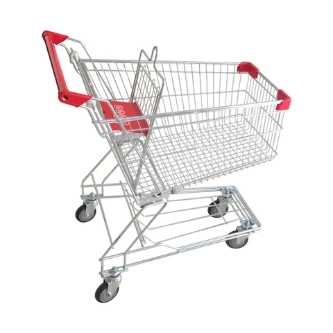 KAIJIA  Asian style supermarket shopping car trolley cart shopping cart 125L