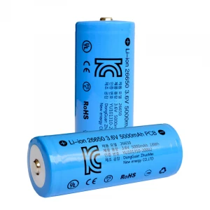 KC Certificate high capacity 5000mAh 3.7v 3C Power Lithium li-ion batteries cell 26650 li ion Rechargeable battery with PCM