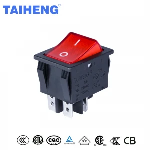 KCD4 waterproof rocker switch 3A 250V toggle switch 4 pins on -off power rocker switches