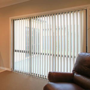 KEEWO Affordable Price Premium 89mm Fabric Manual Blackout Blinds Vertical Blind Window Blinds for large windows