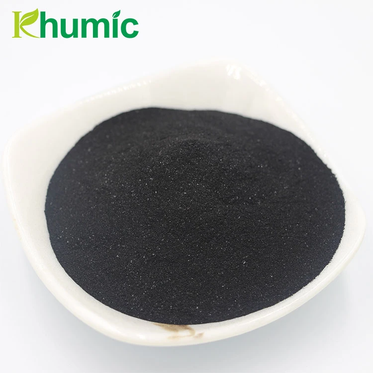 "khumic-100"High purity potassium humate 98%  powder npk fertilizer agriculture bio organic potassium humate fertilizer