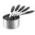 Import Kichen Bakeware Tool Measure Dry&amp;Liquid Silicone Handle 304 Metal Stainless Steel Measuring Cups Measuring Spoons Sets from China