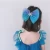 Import Kids Hair Bows Blue Starry Mesh Hair Clips Snowflake Ribbon Bows Girls Cosplay Headwear Princess Party Dance Headdress from China
