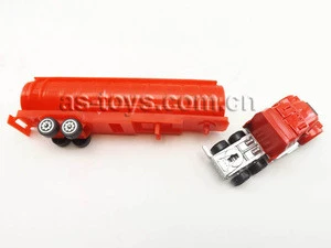 kids metal engineering diecast tanker plastic truck toy with high quality