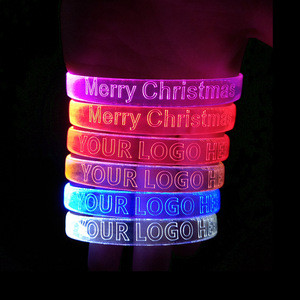 Kids Party Light-Up LED Wristbands Motion Sound Led Bracelets In The Dark Bar Event Party