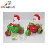 Kids sweet candy in pull back christmas santa clause candy car toy