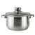 Import Kitchen Stainless steel cooking pot cookware with glass lid from China