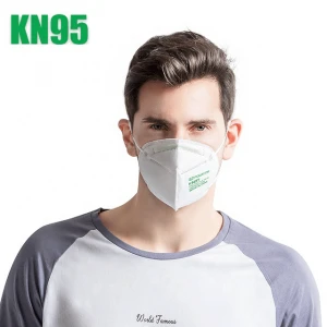 Kn95 Mask Face Mask Powecom Manufacturer Public Protection 4 Layers Earloop Kn95 Mask NON-WOVEN Fabric
