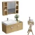 Import Knock down bathroom vanity cabinet fair bathroom furniture from China