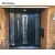 Import Korean Doors Stainless Steel Doors With Glass Metallic Steel Frame Doors from China