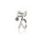 Import Korean S925 Sterling Silver Ring INS Minimalist Smooth Open Joint Ring Adjustable Female Finger Rng Gift Engagement from China
