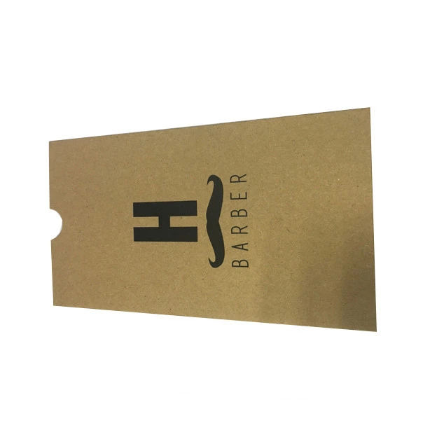 Kraft paper envelope packaging cardboard sleeve receipt envelope
