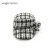 Import Ladies black white checked boucle flower cadet hat from China