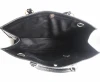 Ladies Modern New Style Black Leather Large Handbag Fashionable Women Full Size Soft Leather Shoulder Bag