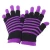 Import Ladies Womens Striped Acrylic Thermal 2 In 1 Magic Gloves from China