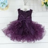 Latest frock design baby dress multi-color cute baby girls layered dresses for party wedding waer
