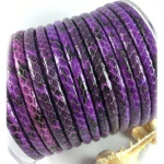 latest style high quality Imitated snake leather genuine leather cord