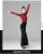 Import Latin Dance Dress Women&#39;s Dance Practice ballroom latin stage upper Clothes Spring Dance Square Clothes Long Sleeve Leotards from China