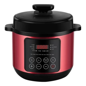 LB-A11-A 5L/6L deep fryer pressure rice foldable electric cooker commercial in red housing 9 in 1 function