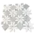 Import Leaf design natural stone carrara white and grey marble mosaic from China