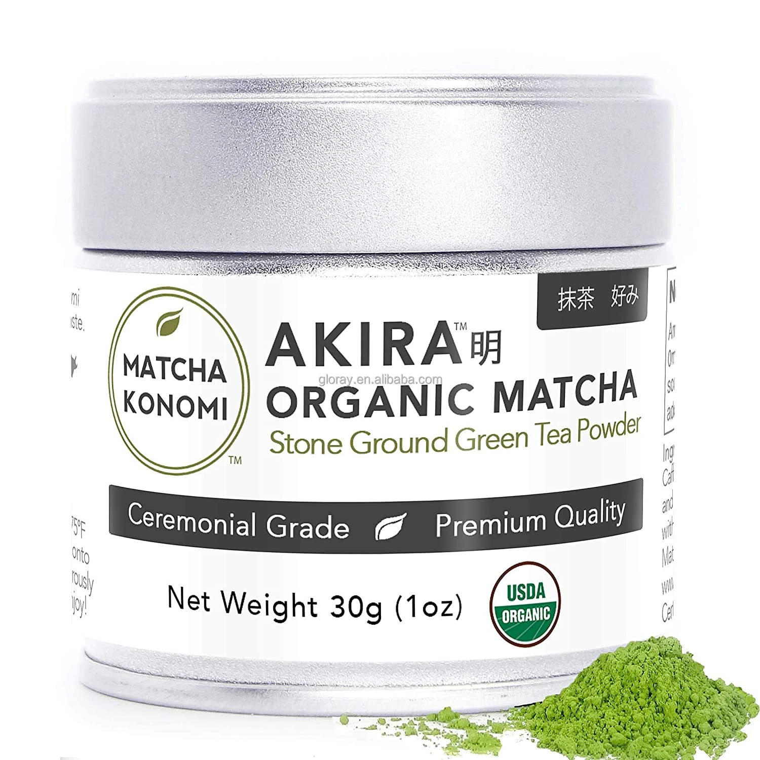 Leaf Tea Organic Matcha Singles Packets Matcha Green Tea Powder 100g per bag